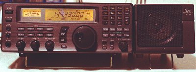 IC-R8500 tuned to GB3VHF at Wrotham, Kent