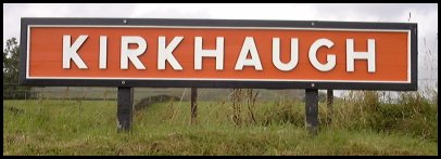 Kirkhaugh Station Sign September 1999